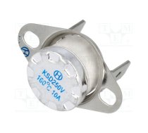 Sensor: thermostat; NC; Topen: 160°C; Tclos: 130°C; 10A; 250VAC | BT-H160V  | BT-H160V