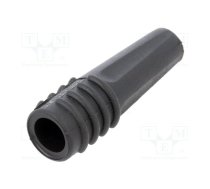 Strain relief; RG142,RG223,RG400,RG59,RG62; black; Øin: 4.9mm | 5-1478996-6  | 5-1478996-6