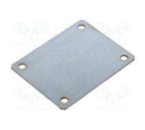 Mounting plate; steel; W: 56mm; L: 71mm; Plating: zinc | TM0808  | TM 0808