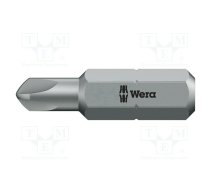 Screwdriver bit; Torq-Set®; TS8; 1/4"; Overall len: 25mm | WERA.05066630001 | 05066630001