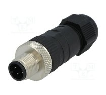 Plug; M12; PIN: 4; male; A code-DeviceNet / CANopen; for cable | RSC4/9  | 11585 RSC 4/9