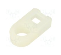 Holder; screw; polyamide,polyamide 6.6; natural; cable ties | FH50-PA66-NA  | 151-61519