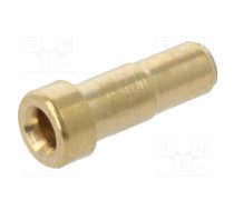 Connector: 2mm banana; socket; 10A; 30VAC; 60VDC; Overall len: 10mm | LB2-D  | 49.7512