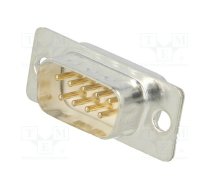 D-Sub; PIN: 9; plug; male; for cable; soldering | DTS09PZ/2  | DTS09PZ/2