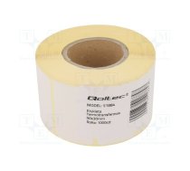 Label; white; Character colour: black; thermal transfer | QOLTEC.51884 | 51884