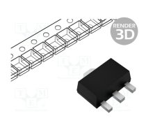 Transistor: PNP; bipolar; BRT; 50V; 0.1A; 150mW; SOT723; R1: 2.2kΩ | DTA023YMT2L  | DTA023YMT2L