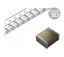 Capacitor: ceramic; MLCC; 100nF; 450V; X7T; ±10%; SMD; 1210; 180mm | GR332DD72W104KW01L | GR332DD72W104KW01L