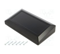 Enclosure: desktop; X: 180mm; Y: 100mm; Z: 41.5mm; ABS; black | Z133-ABS  | Z133 ABS