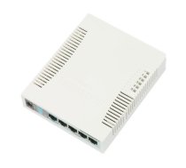 Mikrotik RB260GS Gigabit Ethernet (10/100/1000) Power over Ethernet (PoE) White | CSS106-5G-1S | 4752224002310 | SWTMKRZAR0028