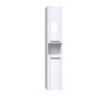 Bathroom cabinet NEL III 31x30x174 cm, white, glossy | NEL III BI POŁ  | 5904507201302 | MLATOHSZS0030