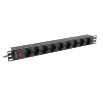 Rack PDU 1U 9xSchuko PDU-09F-0300-BK 16A 9xSchuko 3m black | NULAGTP00000038  | 5901969428261 | PDU-09F-0300-BK