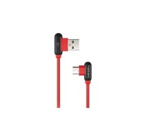 Cable; PRATI; USB 2.0; USB A angled plug,USB C angled plug; 1m | NKA-1201 | NKA-1201