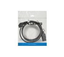 Cable power CEE 7/7 - IEC 320 C19 16A VDE 1.8M black | AKLAGKZ00000010  | 5901969409796 | CA-C19C-10CC-0018-BK