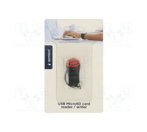 Card reader: memory; USB A plug; USB 2.0; microSDHC,SDHC; 25Mbps | FD2-MSD-3  | FD2-MSD-3