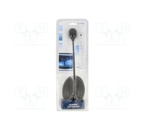 Microphone; black; Jack 3,5mm; 2m; -54dB; 50Hz÷16kHz | MIC-205 | MIC-205