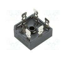 Bridge rectifier: three-phase; Urmax: 1kV; If: 25A; Ifsm: 400A; THT | TBR2510-DC  | TBR2510