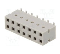 Socket; PCB to PCB; female; Dubox®; 2.54mm; PIN: 14; SMT; Layout: 2x7 | 89898-307ALF/C  | 89898-307ALF