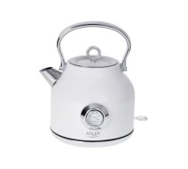 Adler | Kettle with a Thermomete | AD 1346w | Electric | 2200 W | 1.7 L | Stainless steel | 360° rotational base | White | AD 1346 White  | 5903887808620