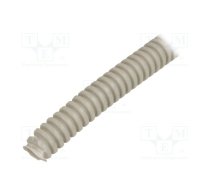 Protective tube; Size: 16; PVC; grey; L: 25m; 320N; Øint: 11mm | PW-6109-25P  | 6109-25P