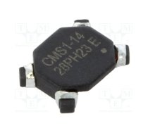 Inductor: common mode; SMD; 205uH; 850mA; 9.4x7.2x2.6mm; -40÷160°C | CMS1-14-R  | CMS1-14-R