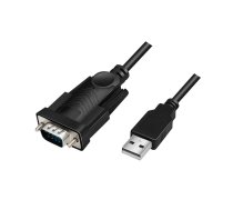 USB adapter to DB9 port, black, 1.5m | AILLIA00AU0048A  | 4052792067767 | AU0048A