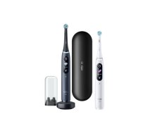 Oral-B | Electric Toothbrush | iO8 Series Duo | Rechargeable | For adults | Number of brush heads included 2 | Number of teeth brushing modes 6 | Black Onyx/White | iO8 Duo Black Onyx/White  | 4210201449577