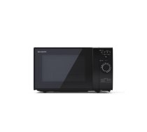 Sharp | Microwave Oven with Grill | YC-GG02E-B | Free standing | 700 W | Grill | Black | YC-GG02E-B  | 4974019171258