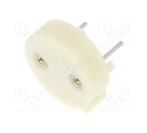 Fuse holder; THT; TR5; 6.3A; Mat: thermoplastic; 5.08mm; white; IP00 | 886001  | 886001