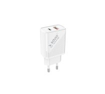 Lādētājs Savio Wall USB charger Quick Charge Power Delivery 3.0 18W | LA-04  | 5901986046790 | LADSAVSIC0002