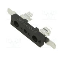 Fuse holder; cylindrical fuses; 6.3x32mm; 25A; on panel; black | BK2-S-4201-1-R  | BK2-S-4201-1-R