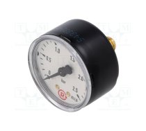 Manometer; 0÷2.5bar; 50mm; non-aggressive liquids,inert gases | 203  | 203