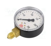 Manometer; 0÷250bar; 63mm; non-aggressive liquids,inert gases | 124  | 124