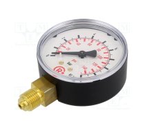 Manometer; 0÷10bar; 63mm; non-aggressive liquids,inert gases | 117-KD  | 117-KD