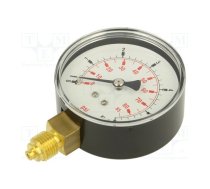 Manometer; 0÷6bar; 63mm; non-aggressive liquids,inert gases | 116-DE  | 116-DE