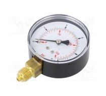 Manometer; 0÷10bar; 63mm; non-aggressive liquids,inert gases | 117-DE  | 117-DE