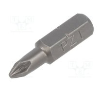 Screwdriver bit; Pozidriv®; PZ1; 1/4"; Overall len: 25mm | FL02101010 | 021 010 10