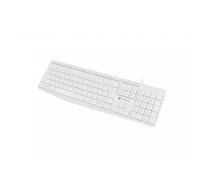 NATEC Keyboard Nautilus US slim white | UKNATRSP0000036  | 5901969435405 | NKL-1951