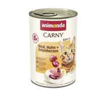 ANIMONDA Carny Adult Beef, chicken and duck hearts - wet cat food - 400g | DLZANMKMK0058 | 4017721837224 | DLZANMKMK0058