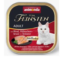 ANIMONDA Vom Feinsten Adult Beef, chicken breast and herbs - wet cat food - 100g | DLZANMKMK0024 | 4017721832649 | DLZANMKMK0024