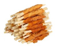HILTON Chicken wrap white rawhide stick - Dog treat - 500 g | DLPHLTPRZ0010 | 5902205065523 | DLPHLTPRZ0010