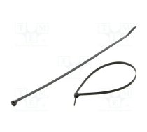 Cable tie; with a metal clasp; L: 295mm; W: 4.8mm; black; 222N | TY253MX  | 7TAG009220R0003