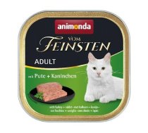 ANIMONDA Vom Feinsten Adult Turkey and rabbit - wet cat food - 100g | DLZANMKMK0004  | 4017721834421 | DLZANMKMK0004