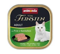 ANIMONDA Vom Feinsten Adult Turkey and rabbit - wet cat food - 100g | DLZANMKMK0004 | 4017721834421 | DLZANMKMK0004