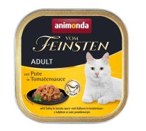 ANIMONDA Vom Feinsten Adult Turkey in tomato sauce - wet cat food - 100g | DLZANMKMK0021 | 4017721833608 | DLZANMKMK0021