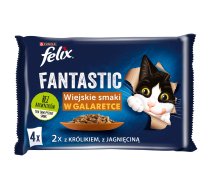 Felix Fantastic rabbit, lamb - wet food for cats 340 g (4x 85 g) | DLZPUIKMK0082 | 7613039757086 | DLZPUIKMK0082