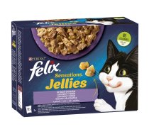 Purina Felix Sensations Mix Turkey, Mackerel, Lamb, Herring - Wet Cat Food - 12x85 g | DLZPUIKMK0063 | 7613039757062 | DLZPUIKMK0063
