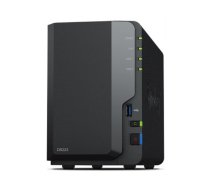 Synology | DS223 | Up to 2 HDD/SSD Hot-Swap | Realtek | RTD1619B | Processor frequency 1.7 GHz | 2 GB | DDR4 | DS223  | 4711174724772