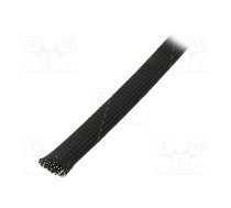 Polyester braid; ØBraid : 11÷17nom.12mm; polyester; black; L: 50m | CPS12B-50-CV0  | 7TCG054800R0016