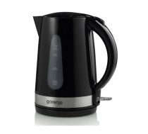 Gorenje | Kettle | K17BK | Standard | 2200 W | 1.7 L | Plastic/Metal | 360° rotational base | Black | K17BK | 3838782089725 | AGDM-CZAJ-GOR-077
