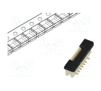 Connector: FFC/FPC; female; PIN: 10; F31W; 500mA; 50V; vertical; SMT | F31W-1A7H1-11010 | F31W-1A7H1-11010